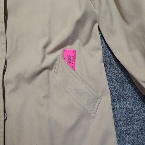 VTG Full Length Trench Coat 18Reg Rain Jacket Unionmade LondonFog Utility Urban - Picture 9 of 16